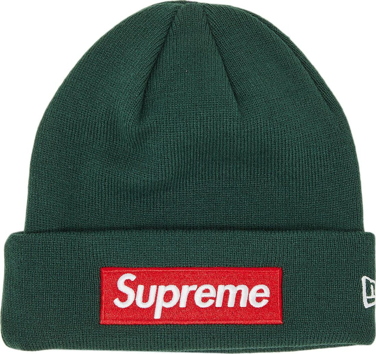 Supreme New Era Box Logo Beanie (FW22) Dark Pine