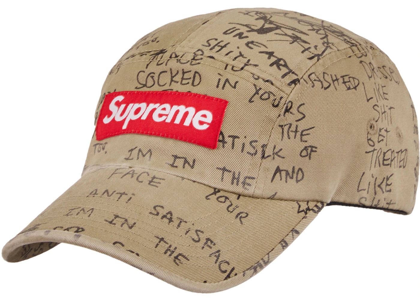 Supreme Gonz Poems Camp Cap Khaki